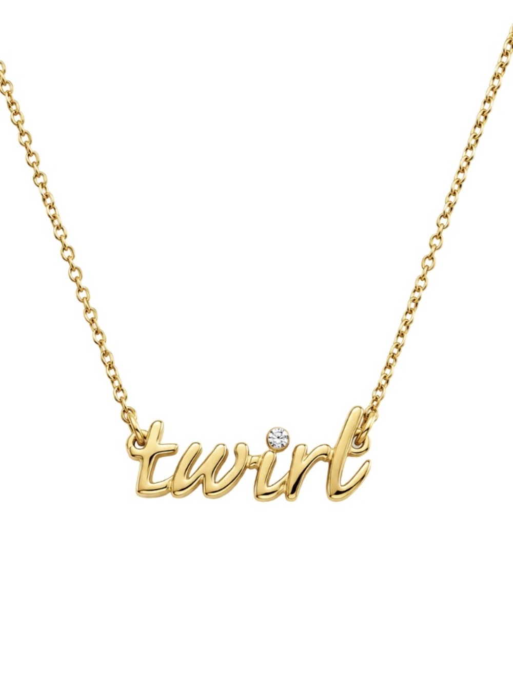 KATE SPADE • Gold Say Yes Twirl Necklace
